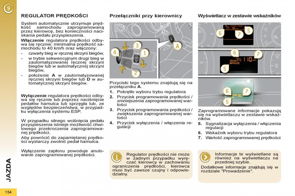 Peugeot 5008 instrukcja obslugi / page 156