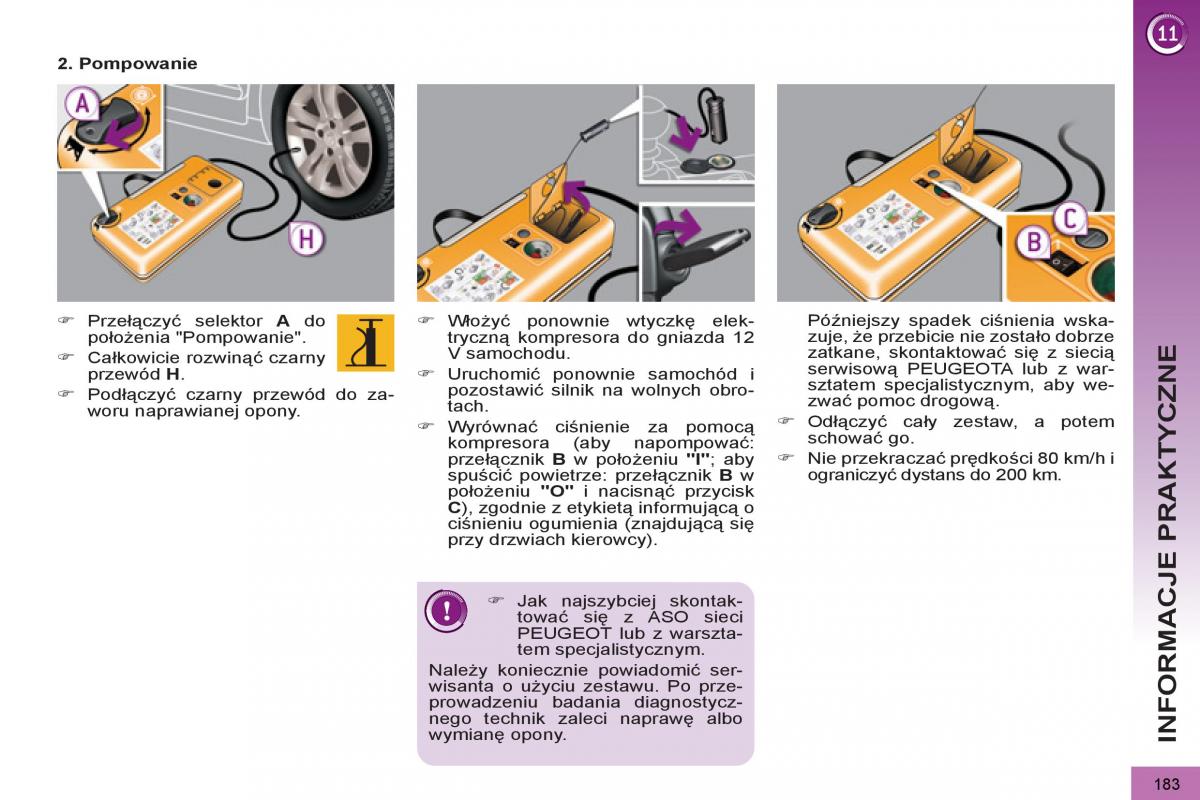 Peugeot 5008 instrukcja obslugi / page 185