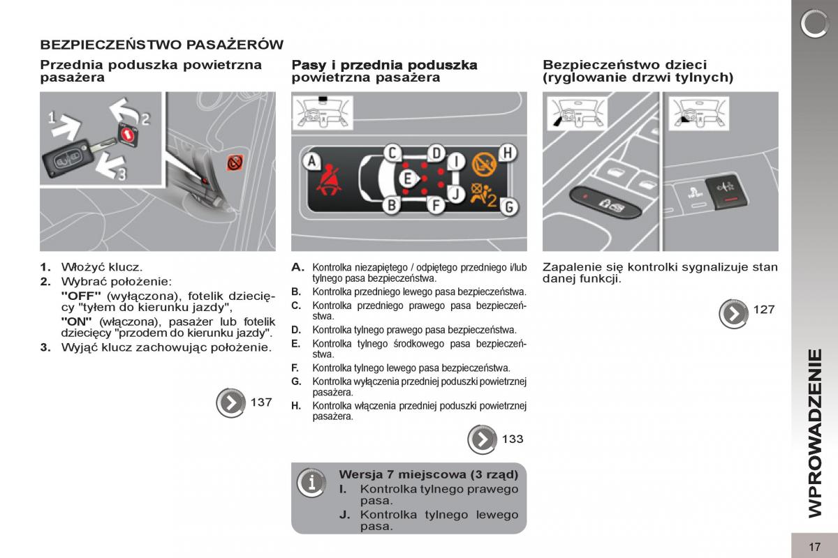 Peugeot 5008 instrukcja obslugi / page 19