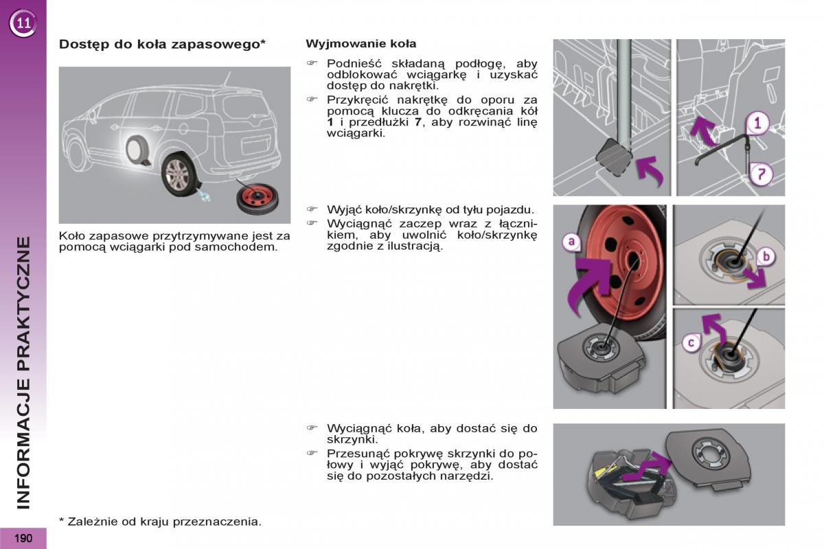  Peugeot 5008 Peugeot 5008 instrukcja obslugi / page 192