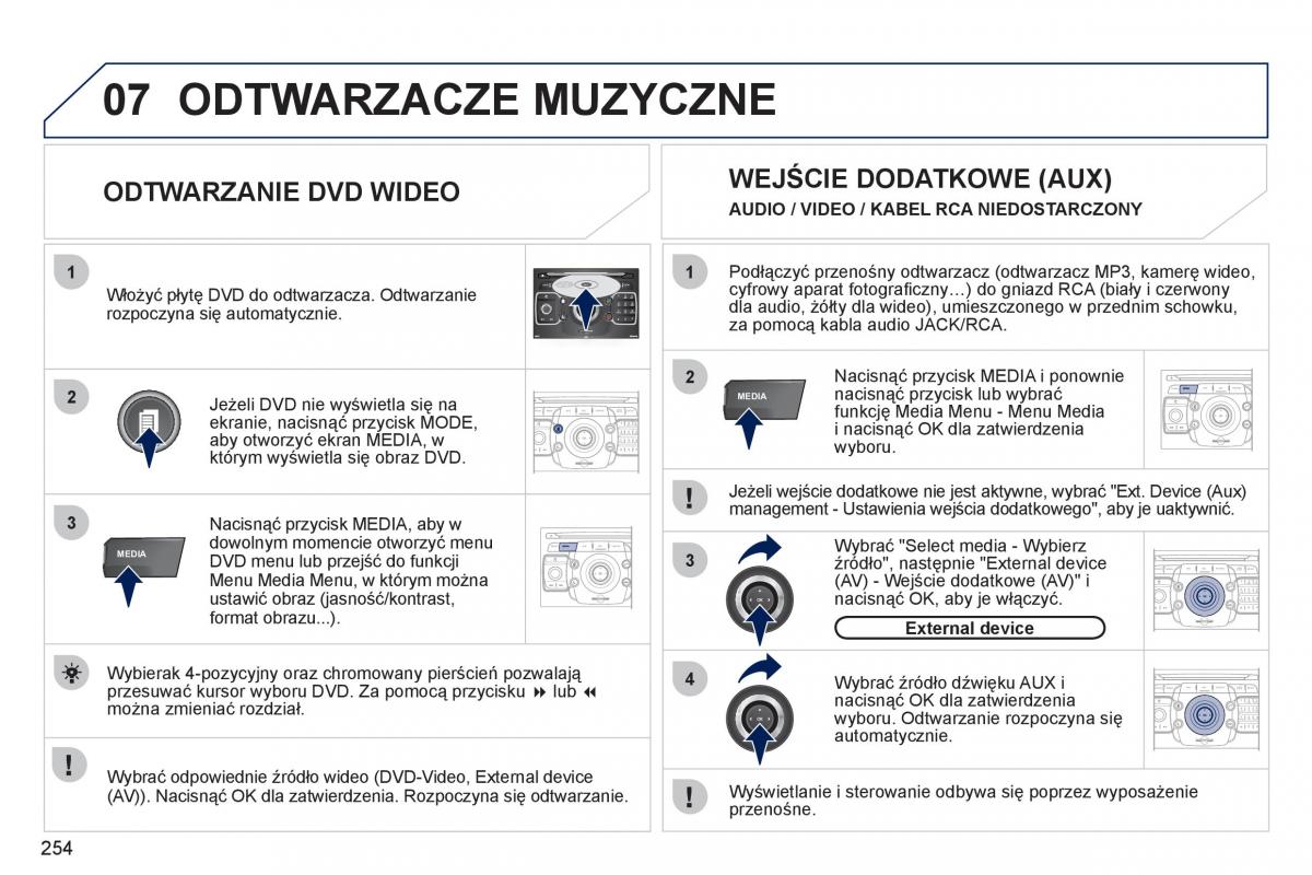 Peugeot 5008 instrukcja obslugi / page 256