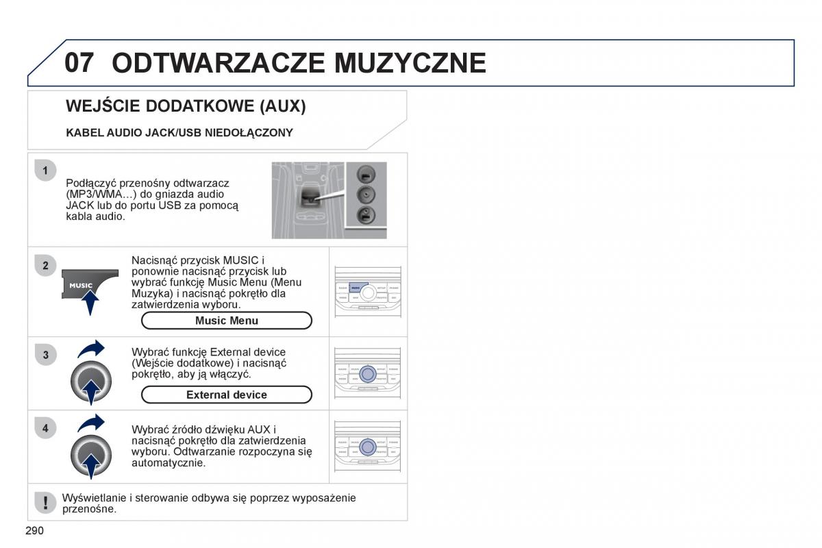 Peugeot 5008 instrukcja obslugi / page 292