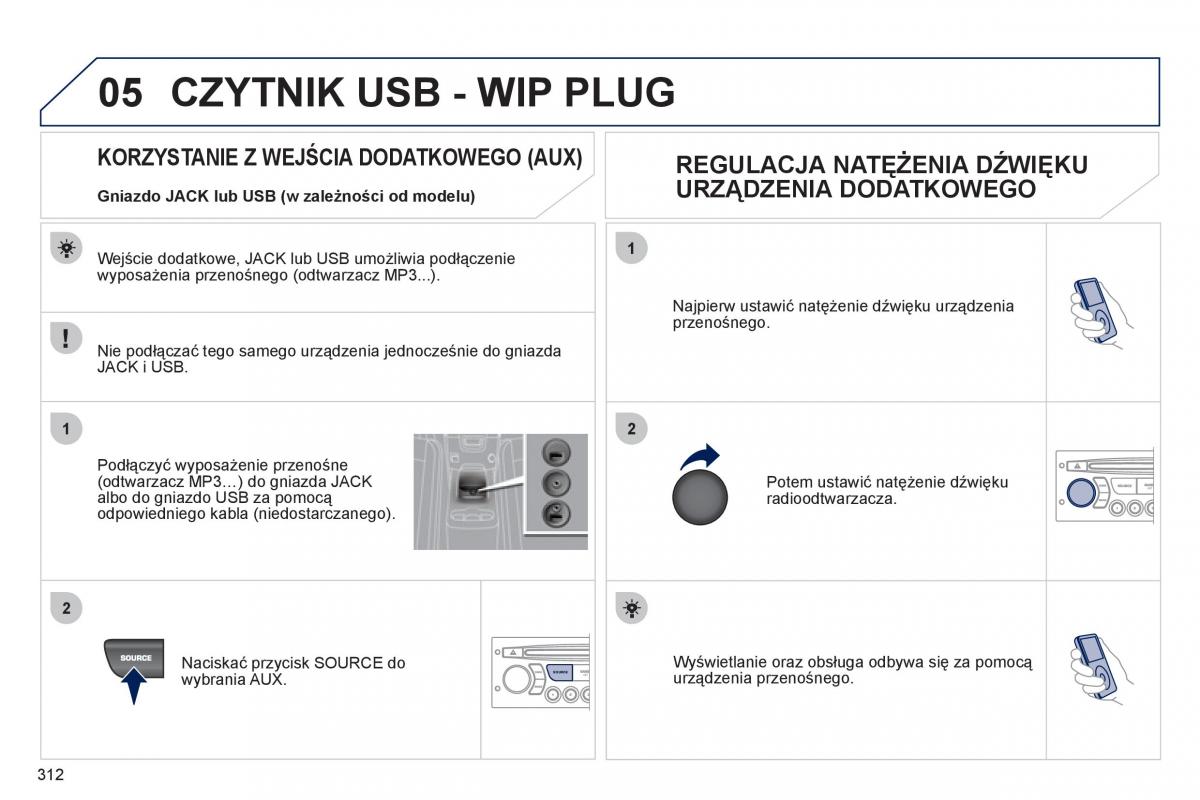 Peugeot 5008 instrukcja obslugi / page 314