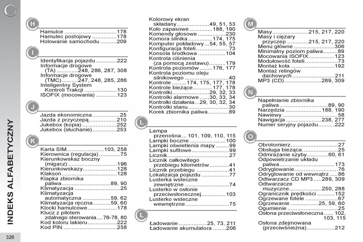  Peugeot 5008 Peugeot 5008 instrukcja obslugi / page 328