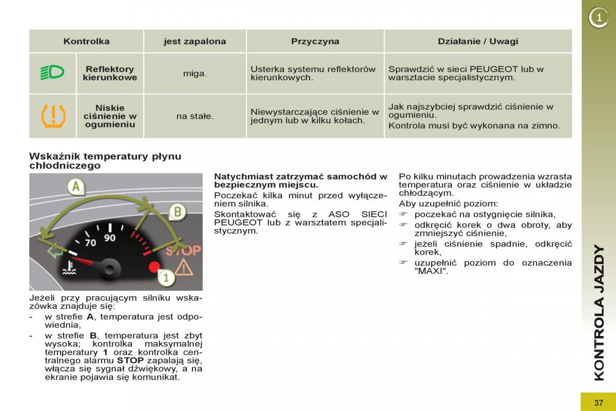 Peugeot 5008 instrukcja obslugi / page 39