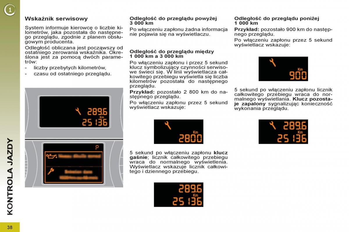 Peugeot 5008 instrukcja obslugi / page 40