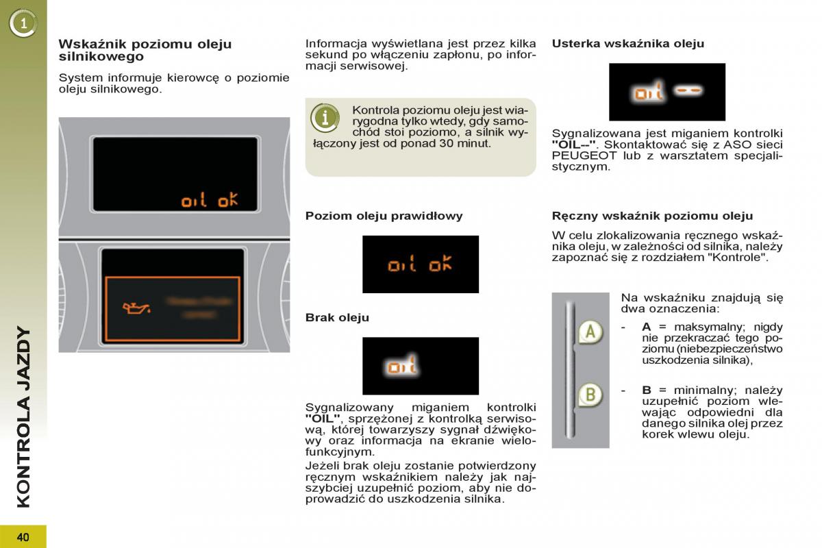 Peugeot 5008 instrukcja obslugi / page 42