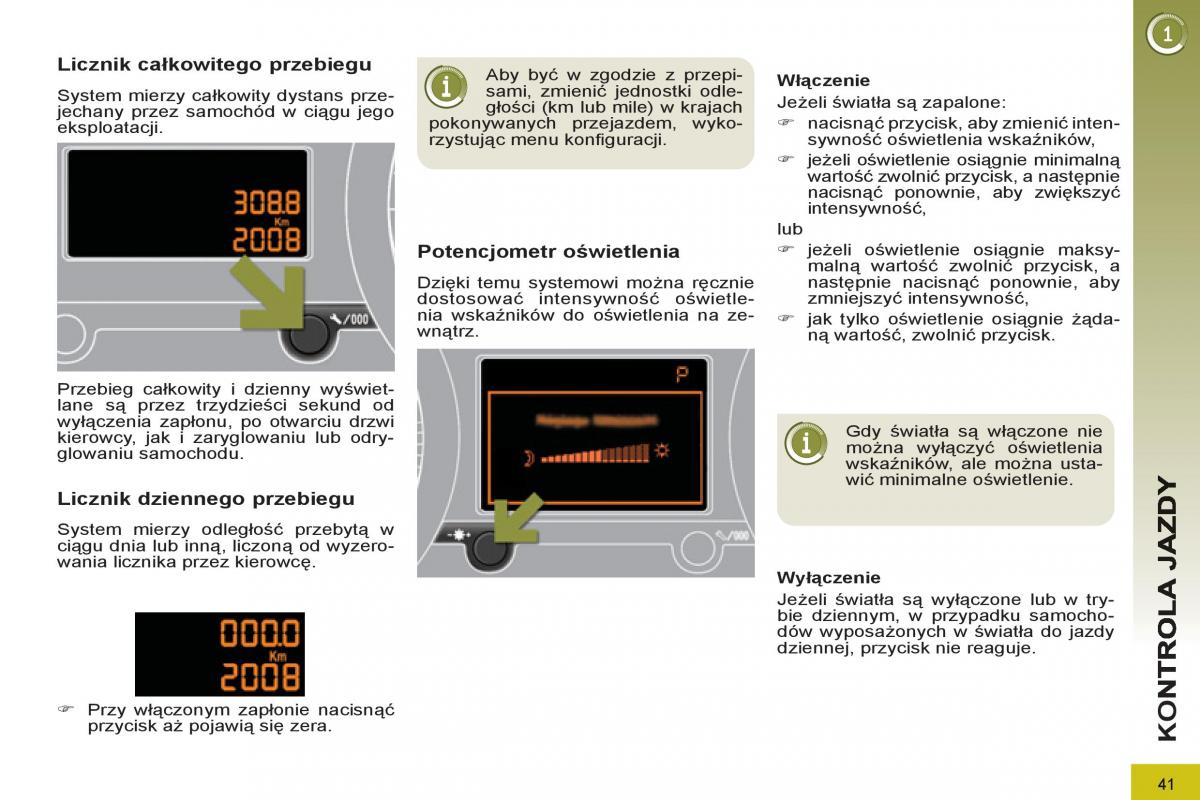 Peugeot 5008 instrukcja obslugi / page 43