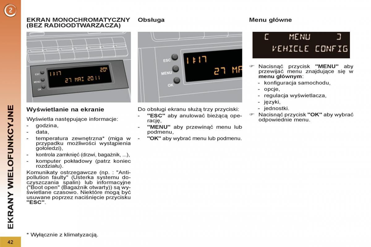 manual Peugeot 5008 Peugeot 5008 instrukcja / page 44