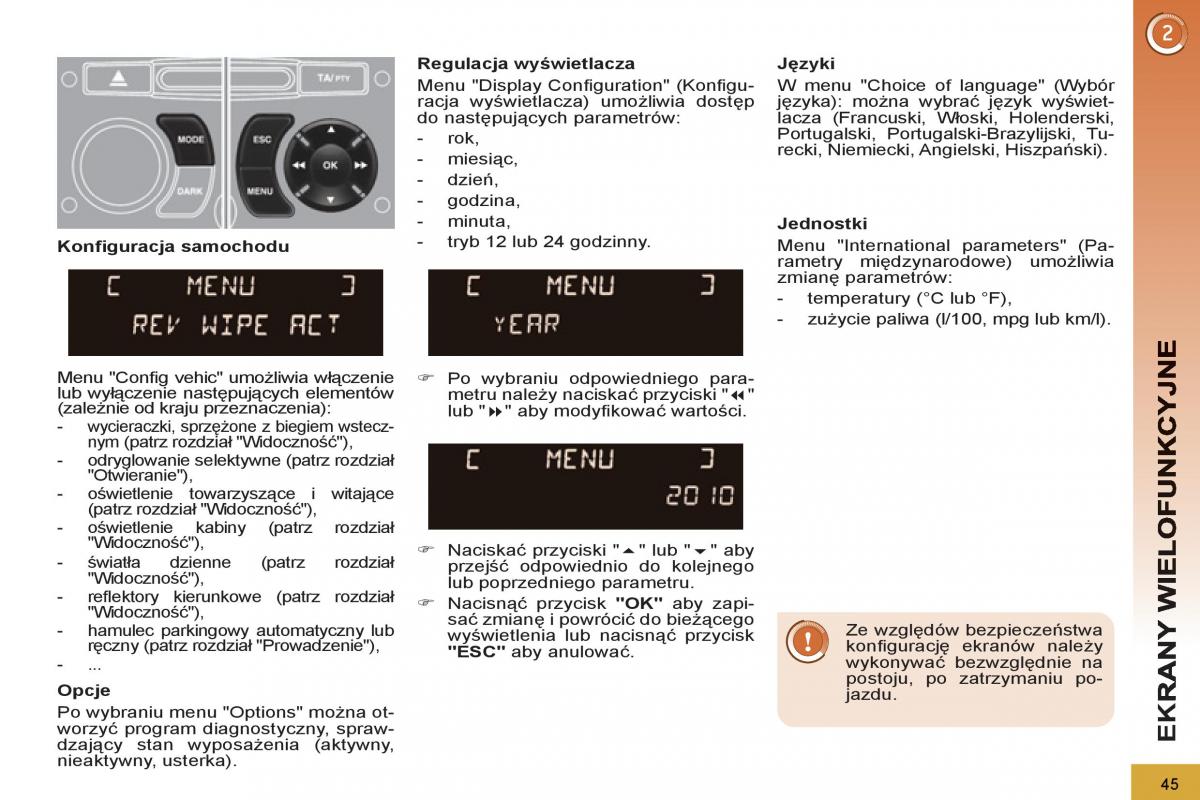 Peugeot 5008 instrukcja obslugi / page 47