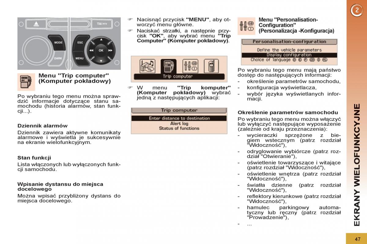 Peugeot 5008 instrukcja obslugi / page 49