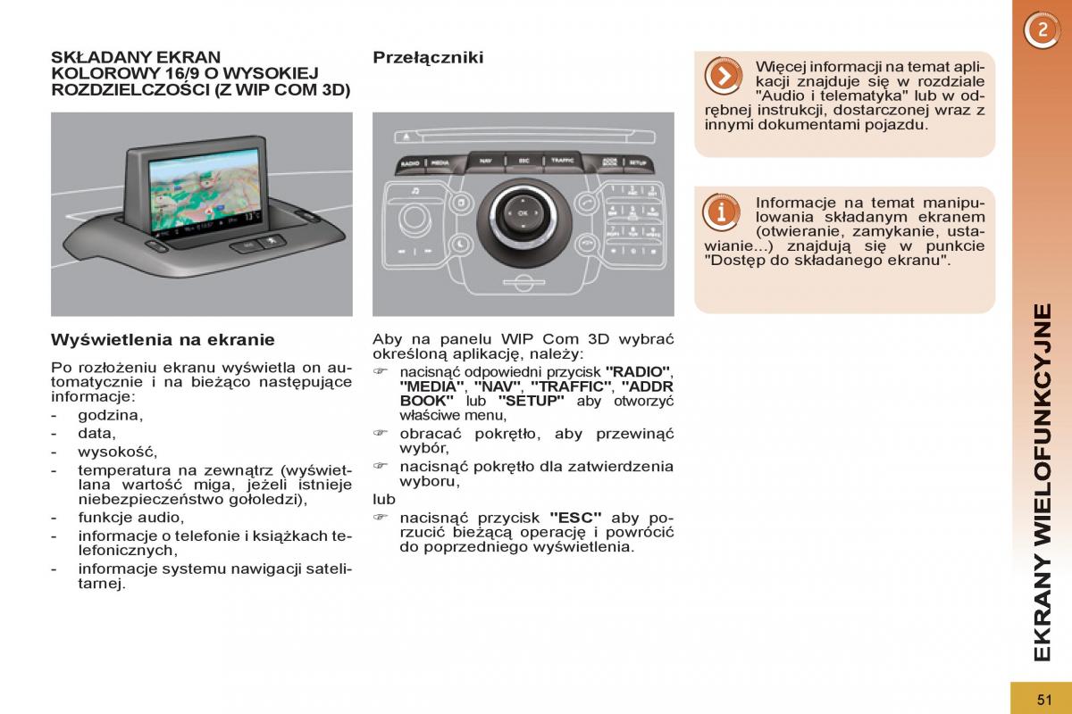 Peugeot 5008 instrukcja obslugi / page 53