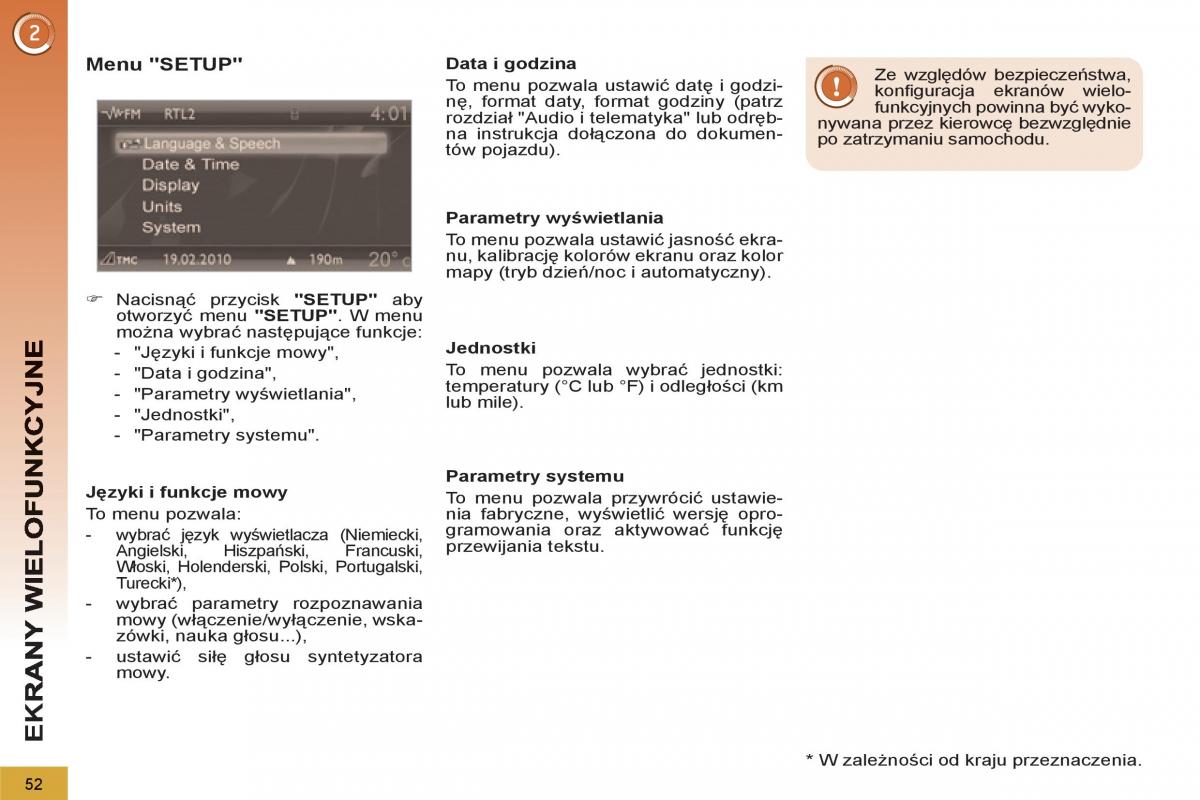 Peugeot 5008 instrukcja obslugi / page 54