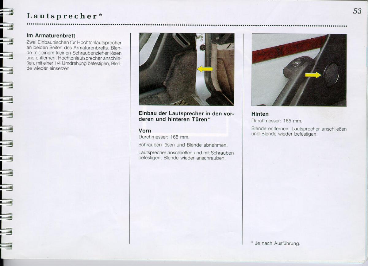 Peugeot 605 instrukcja obslugi / page 55