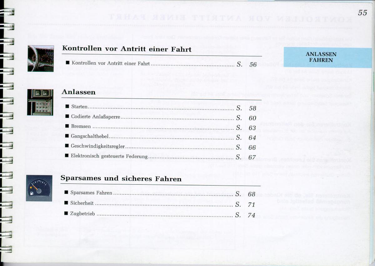 Peugeot 605 instrukcja obslugi / page 57