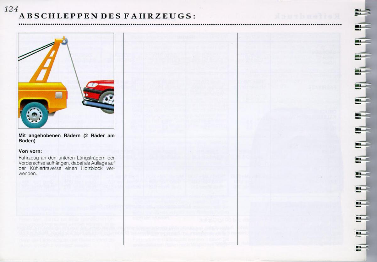 Peugeot 605 instrukcja obslugi / page 126