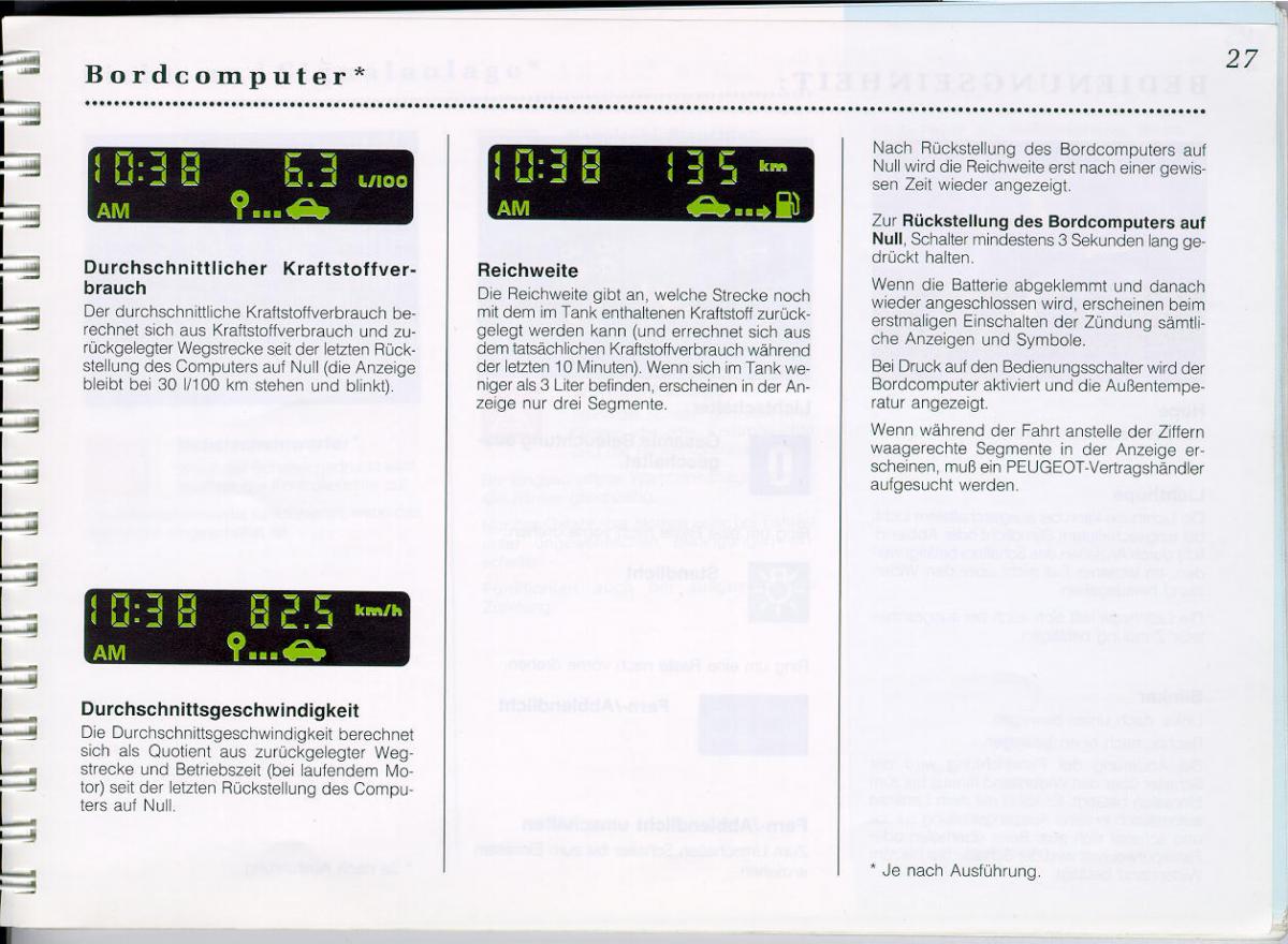 Peugeot 605 instrukcja obslugi / page 29