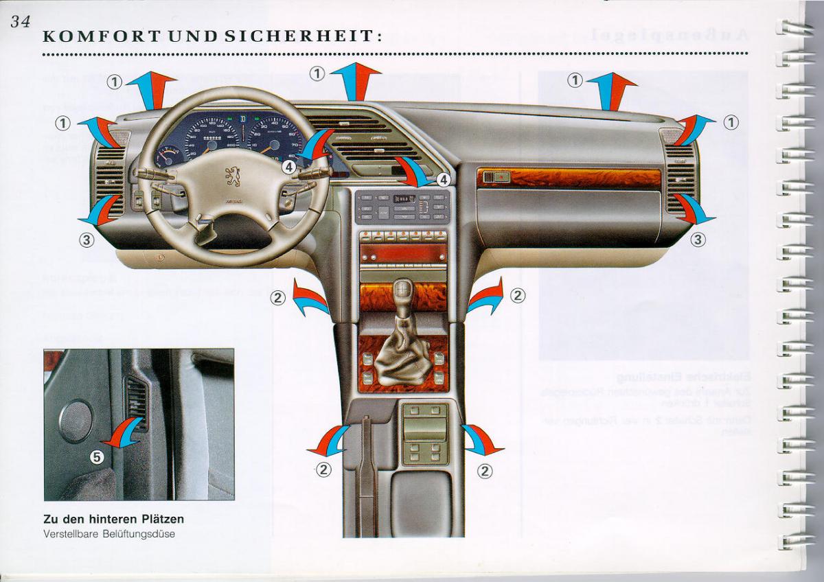 Peugeot 605 instrukcja obslugi / page 36