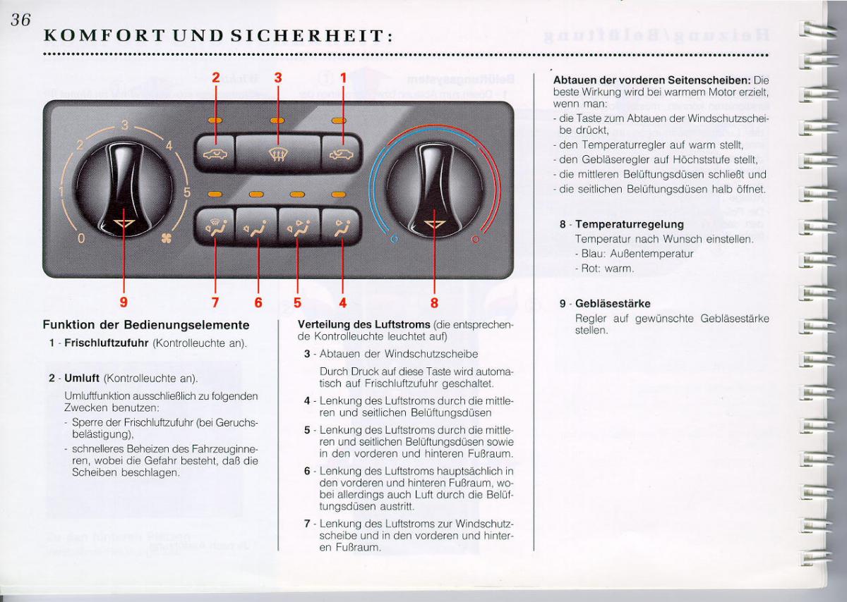 Peugeot 605 instrukcja obslugi / page 38