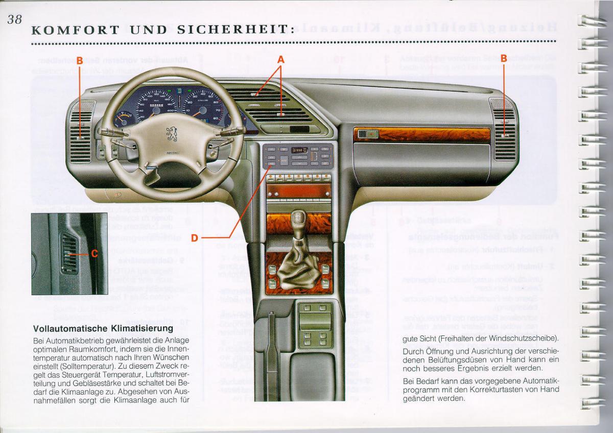 Peugeot 605 instrukcja obslugi / page 40