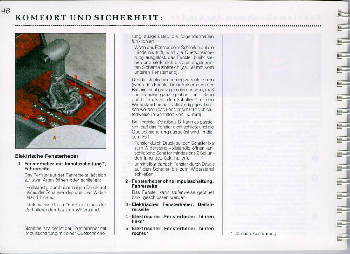 Peugeot 605 instrukcja obslugi / page 48