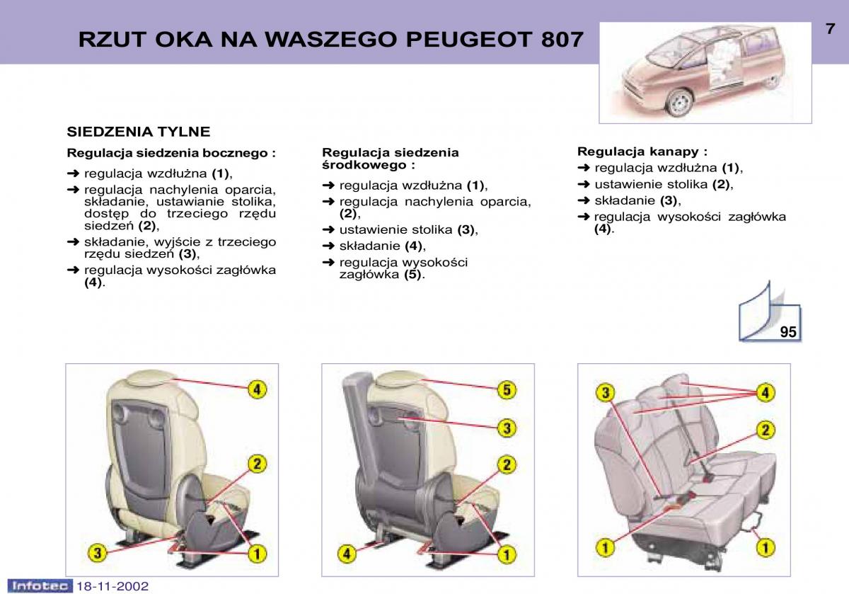 Peugeot 807 instrukcja obslugi / page 8