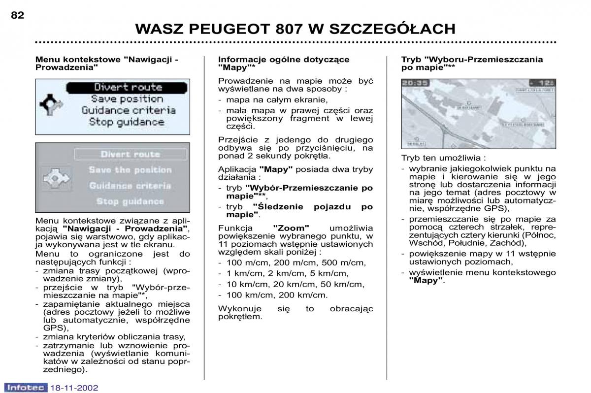 Peugeot 807 instrukcja obslugi / page 82