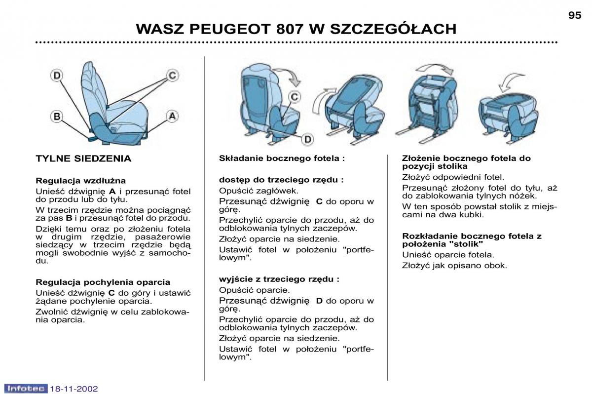 Peugeot 807 instrukcja obslugi / page 95