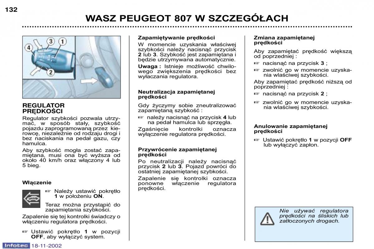 Peugeot 807 instrukcja obslugi / page 137