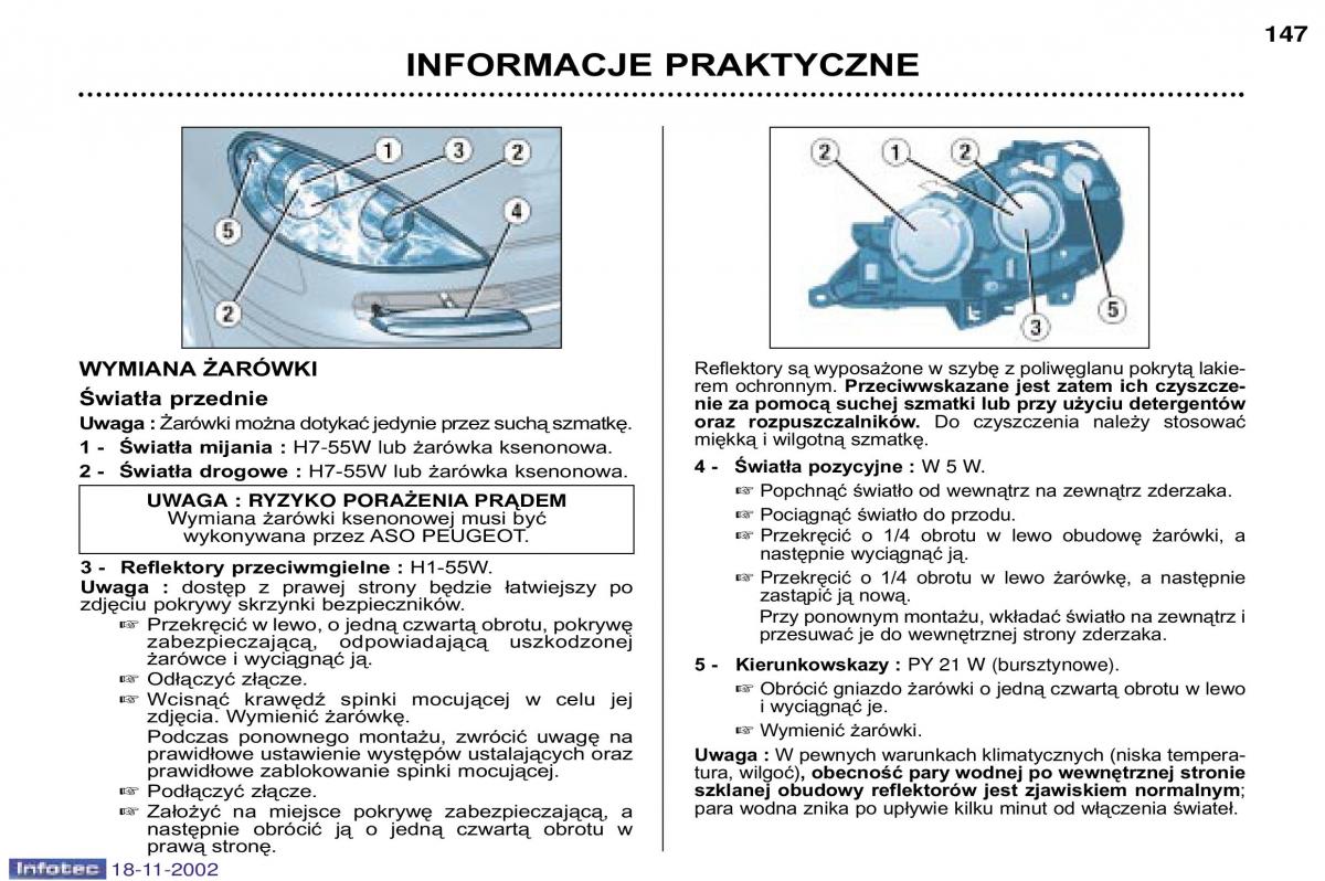 Peugeot 807 instrukcja obslugi / page 151