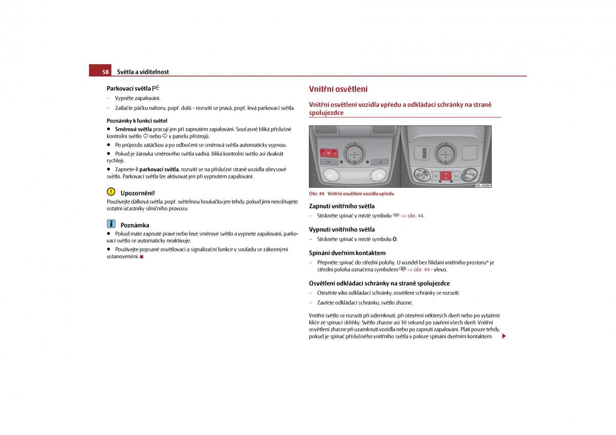 Skoda Yeti navod k obsludze / page 59