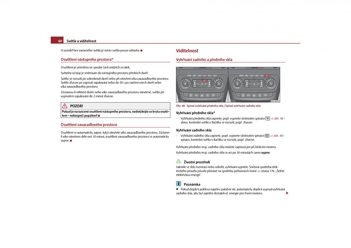 Skoda Yeti navod k obsludze / page 61