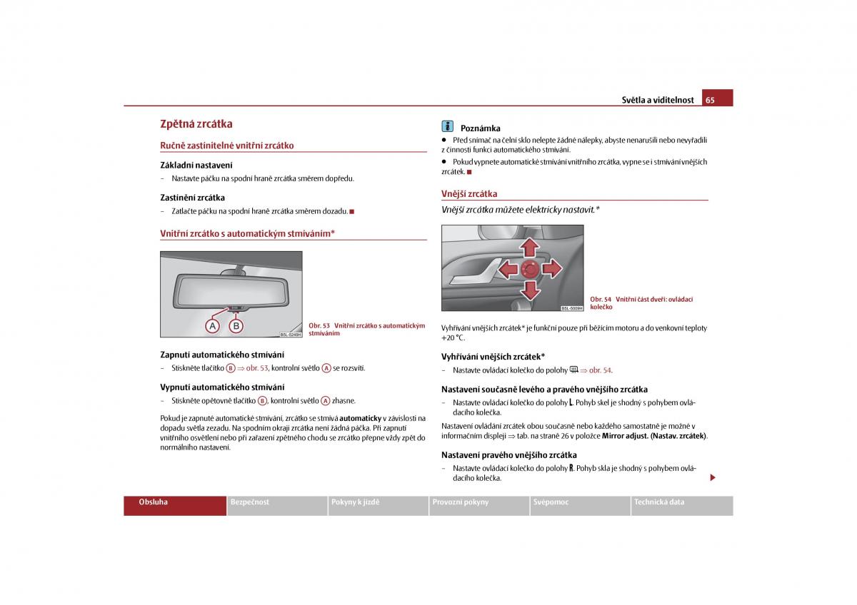 Skoda Yeti navod k obsludze / page 66