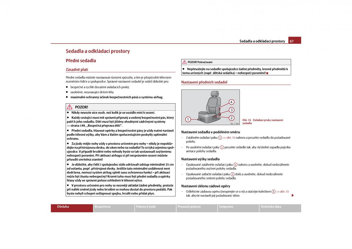 Skoda Yeti navod k obsludze / page 68