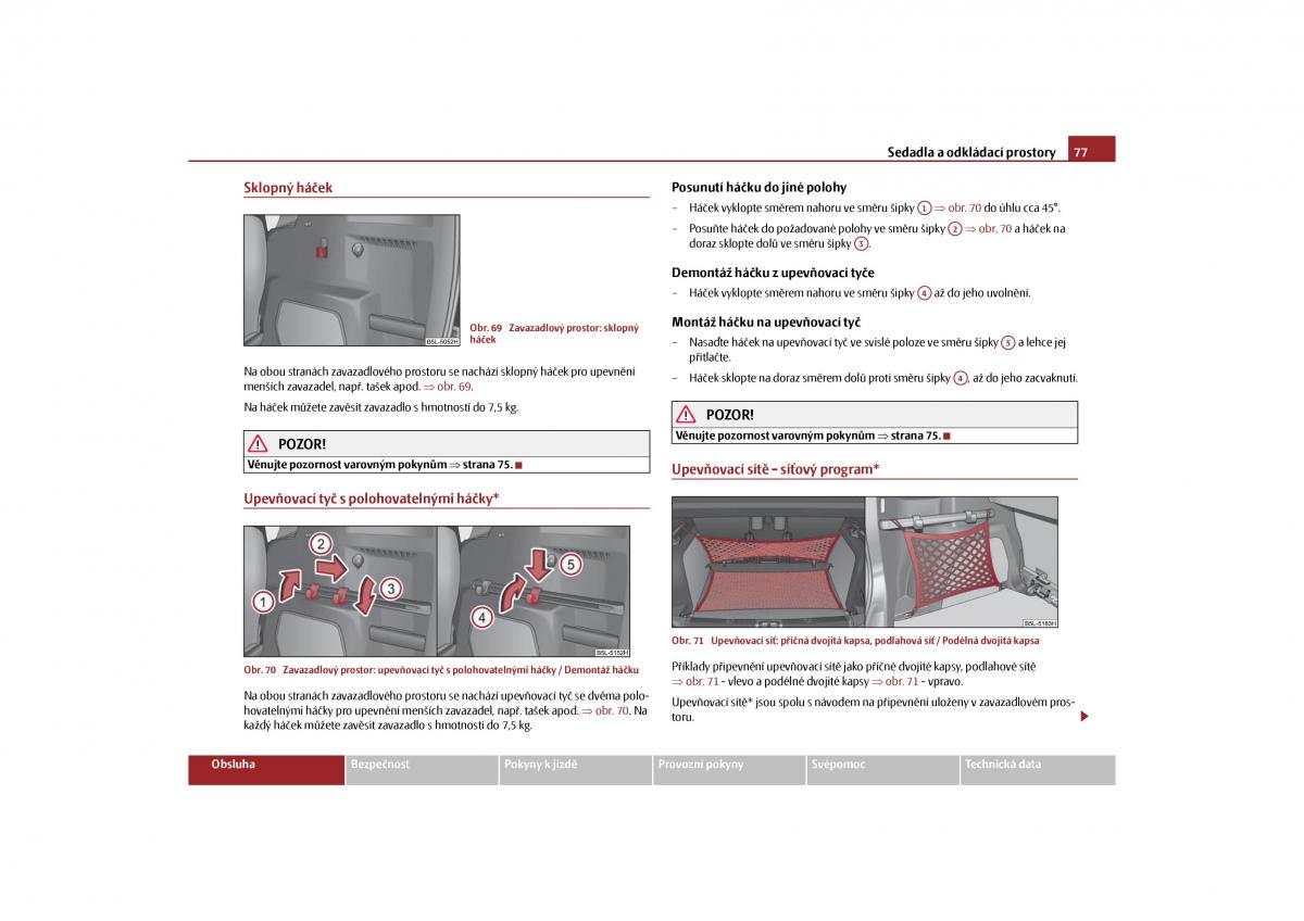 Skoda Yeti navod k obsludze / page 78