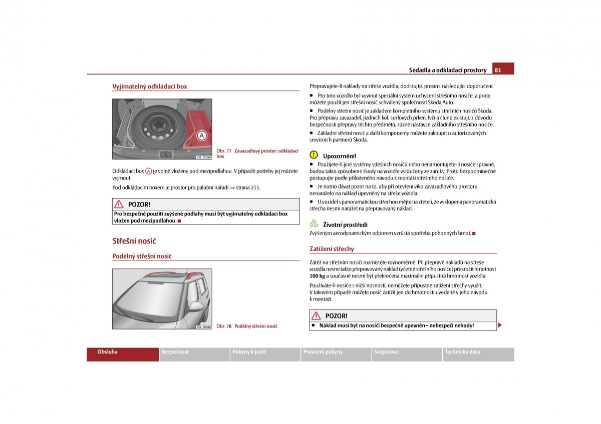 Skoda Yeti navod k obsludze / page 82