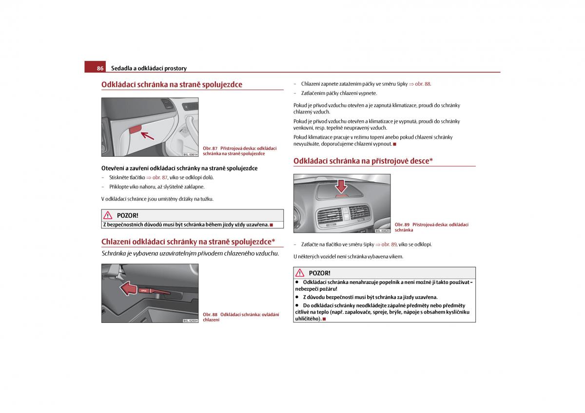 Skoda Yeti navod k obsludze / page 87