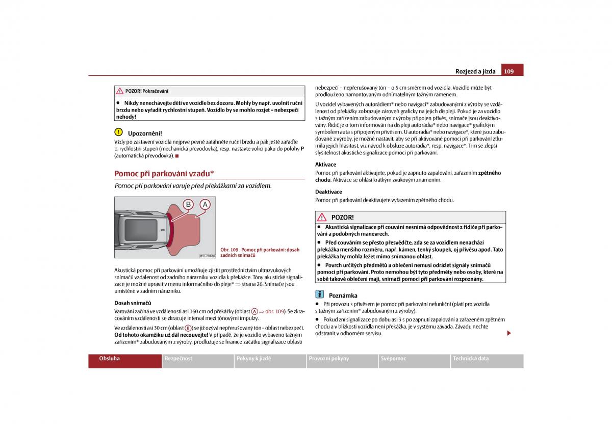 Skoda Yeti navod k obsludze / page 110