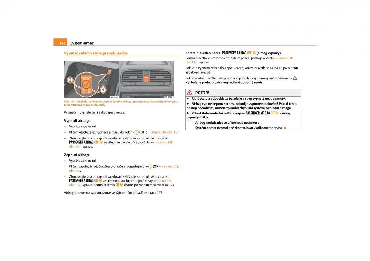 Skoda Yeti navod k obsludze / page 149