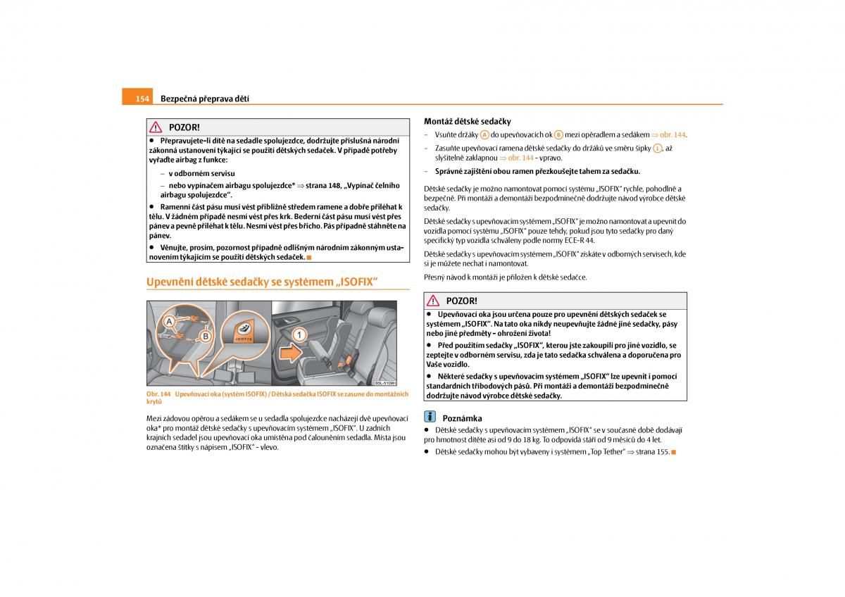 Skoda Yeti navod k obsludze / page 155