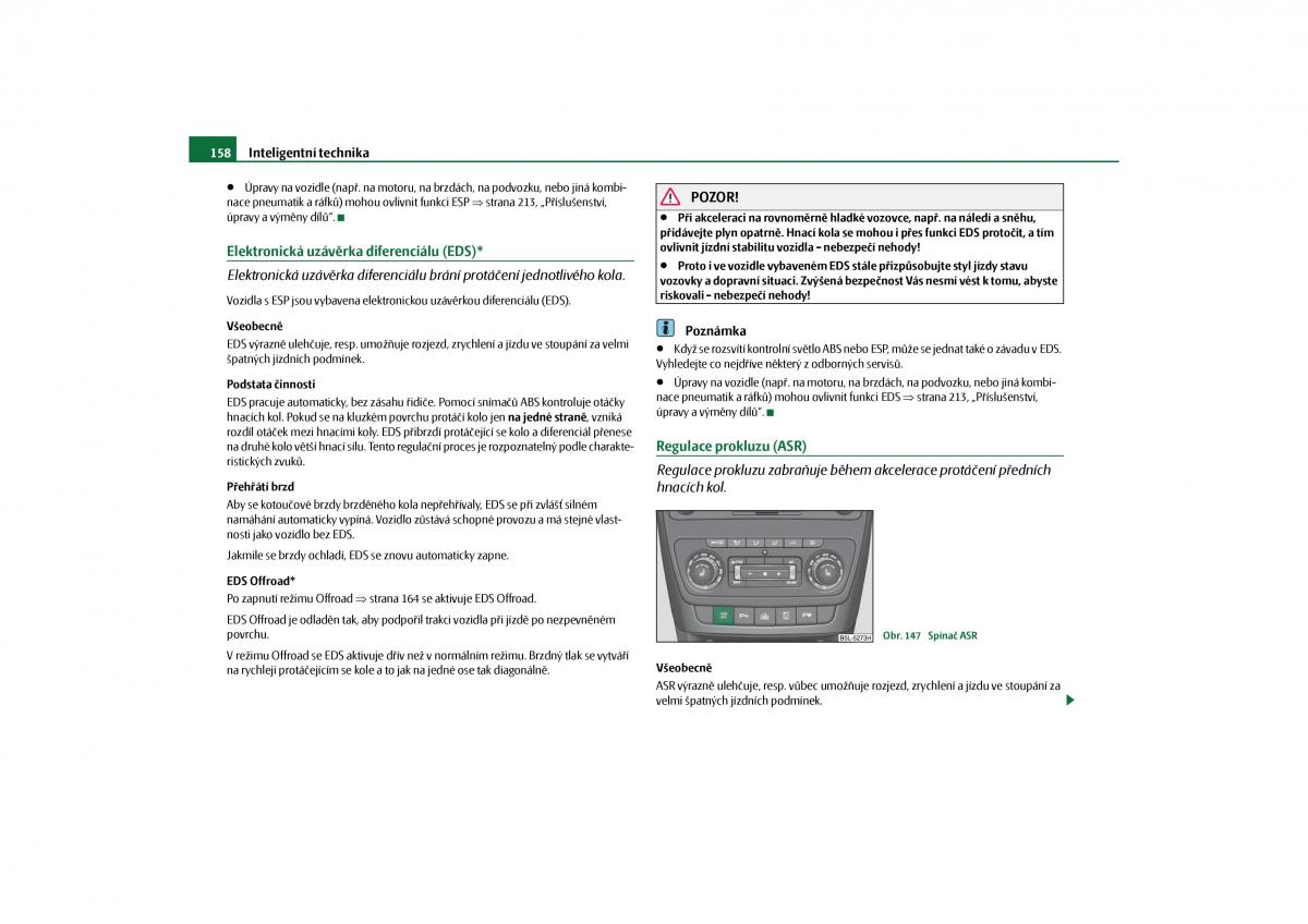 Skoda Yeti navod k obsludze / page 159