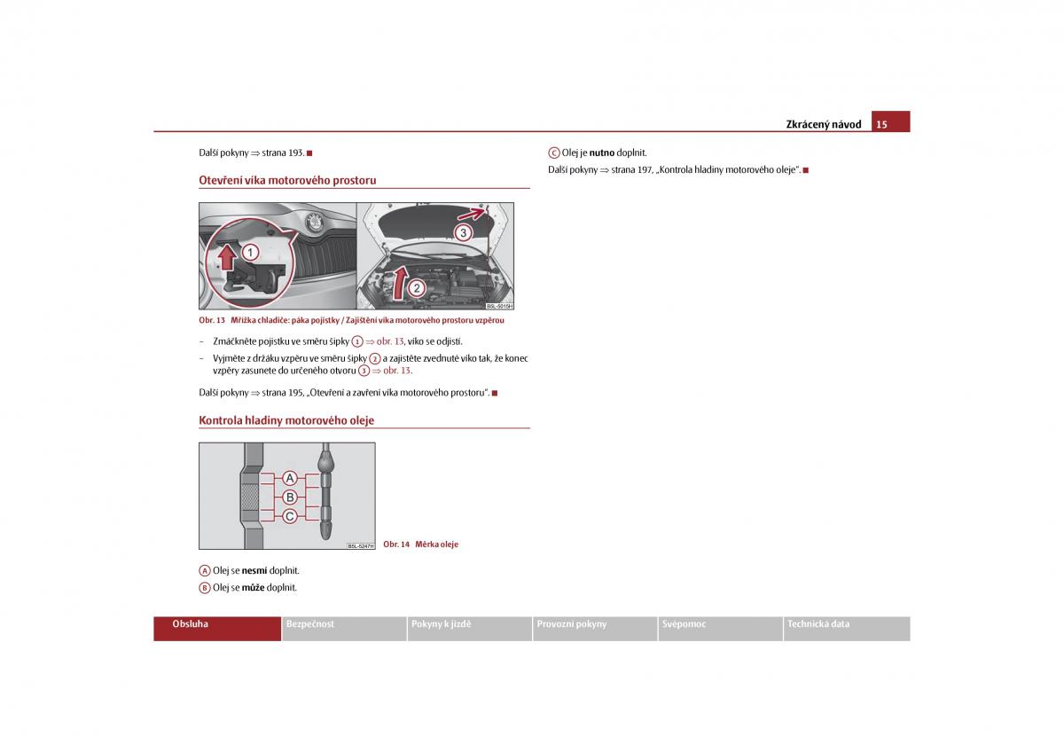 Skoda Yeti navod k obsludze / page 16