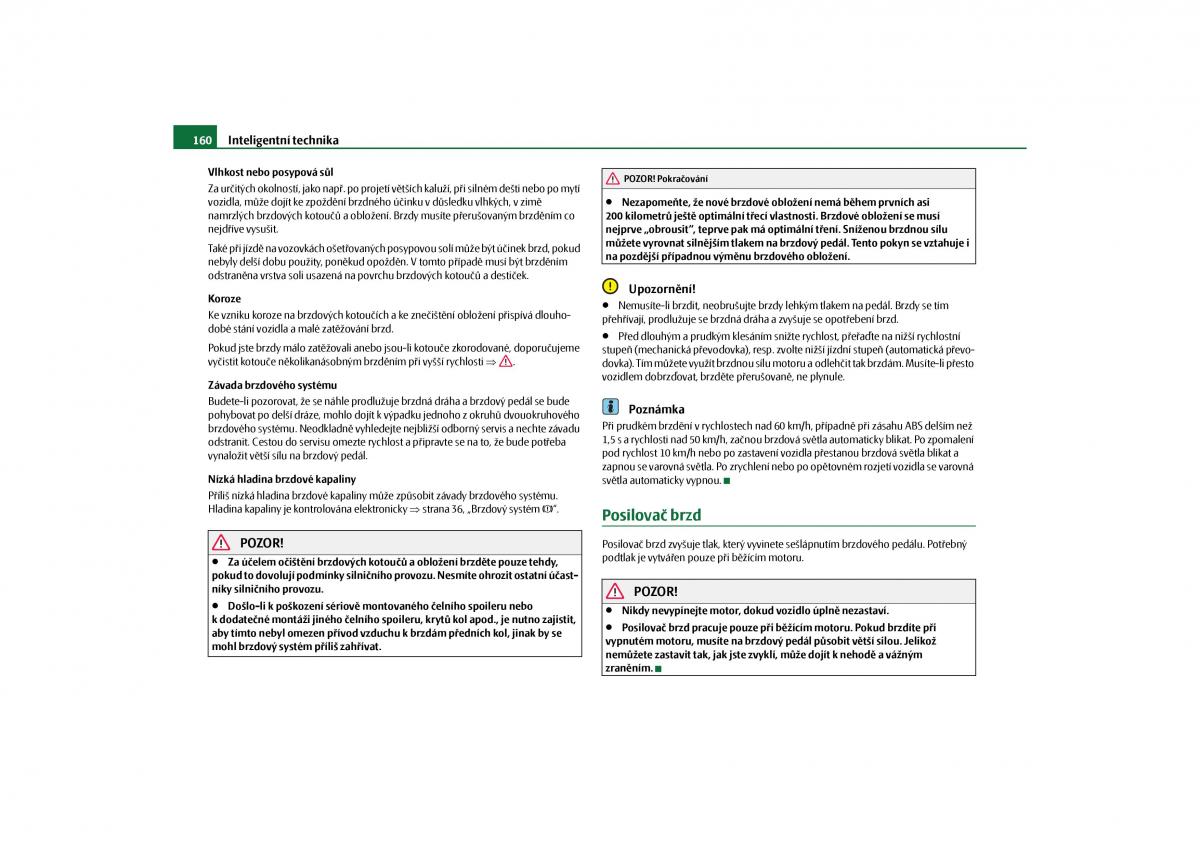 Skoda Yeti navod k obsludze / page 161