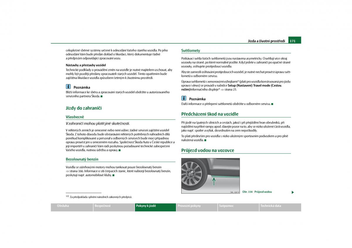 Skoda Yeti navod k obsludze / page 172