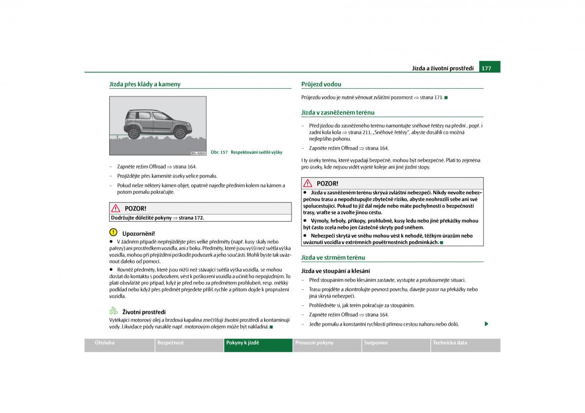 Skoda Yeti navod k obsludze / page 178