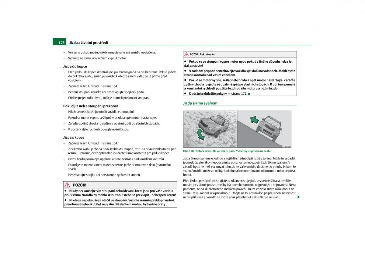 Skoda Yeti navod k obsludze / page 179