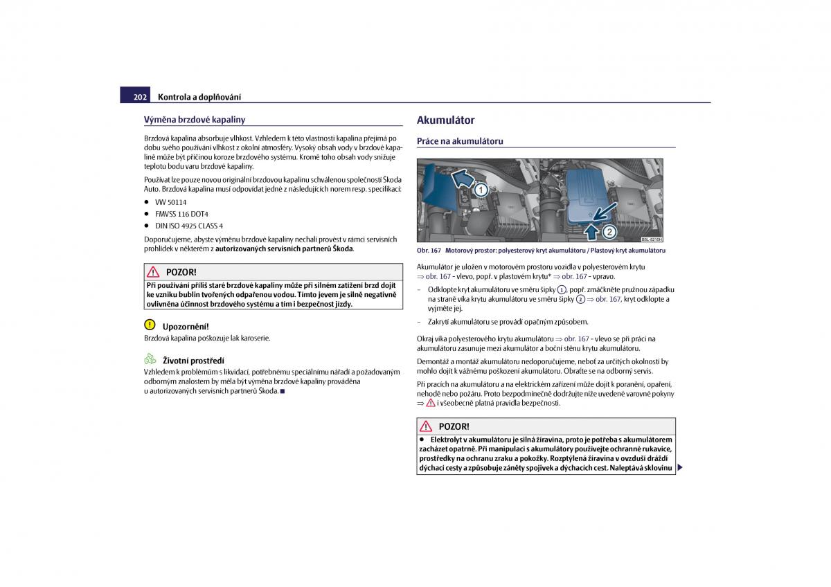 Skoda Yeti navod k obsludze / page 203