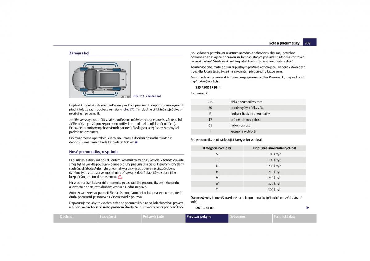 Skoda Yeti navod k obsludze / page 210