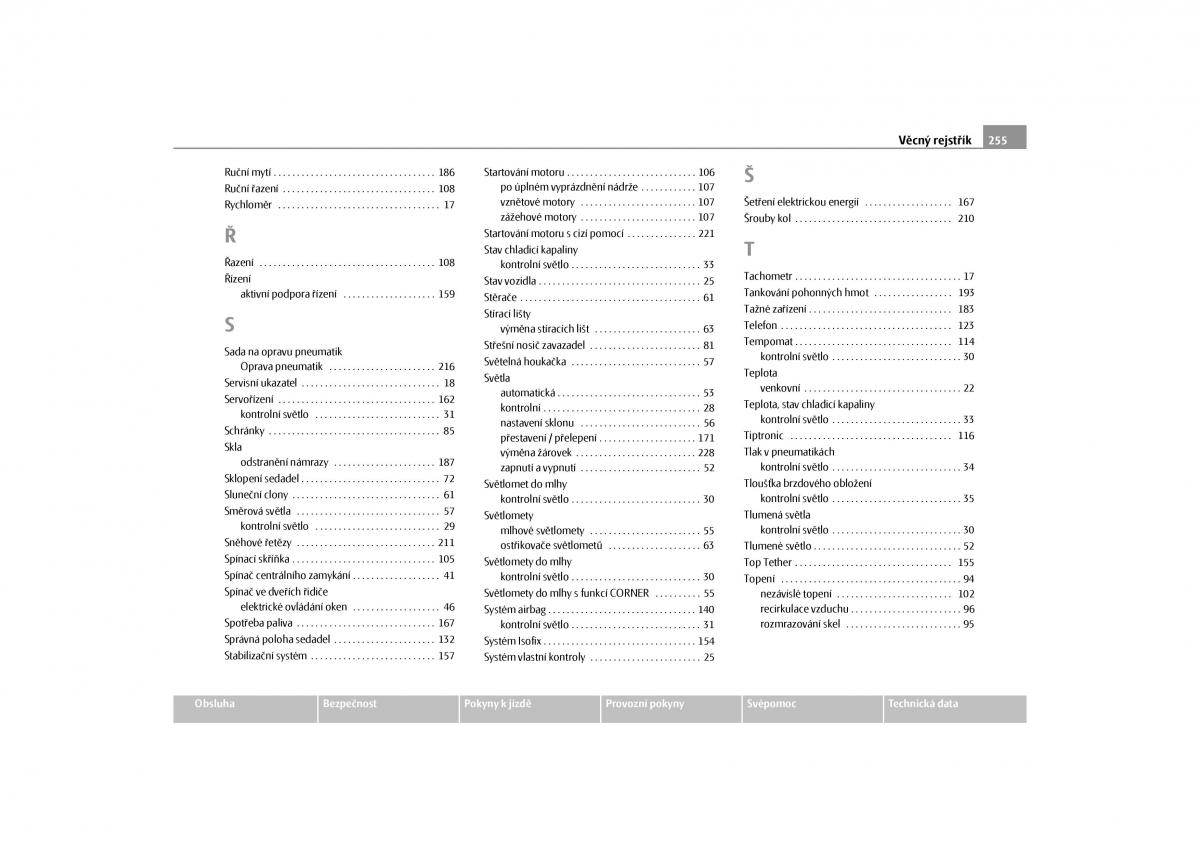 Skoda Yeti navod k obsludze / page 256