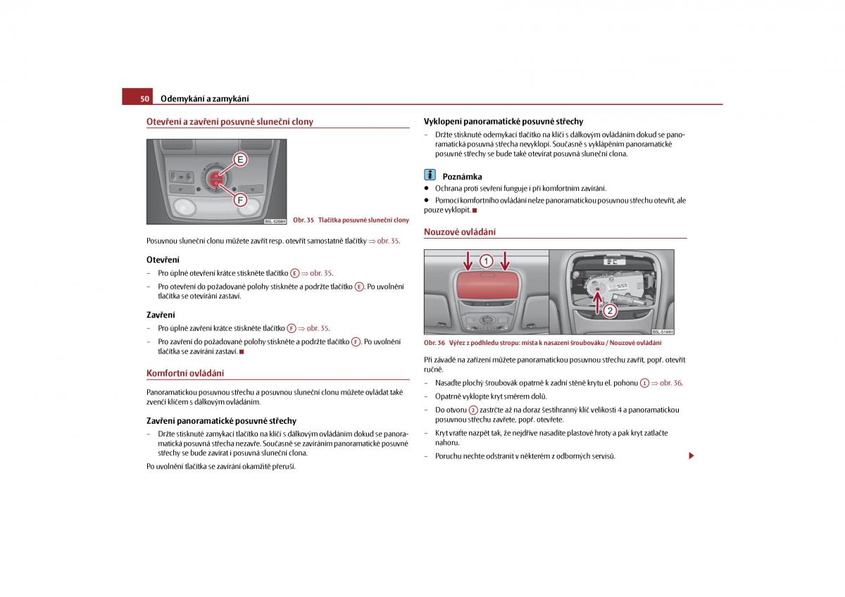 Skoda Yeti navod k obsludze / page 51